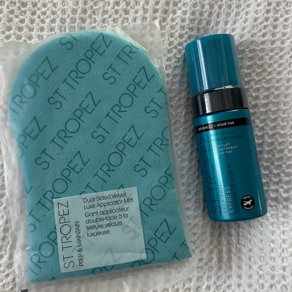 St. Tropez Other - New/sealed St. Tropez self tan express 100ml 3.3 fl oz and applicator mit